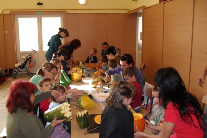 Halloweenské tvorivé dielne v škôlke 2010